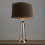 Nickel plate with grey velvet