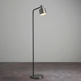 Brushed silver plate & matt black