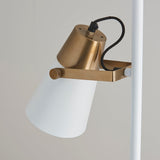 White & aged brass paint