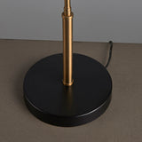 Satin black & aged brass paint