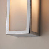 Chrome plate & frosted glass