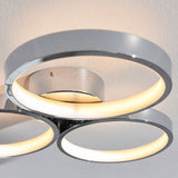 Chrome plate & white silicone