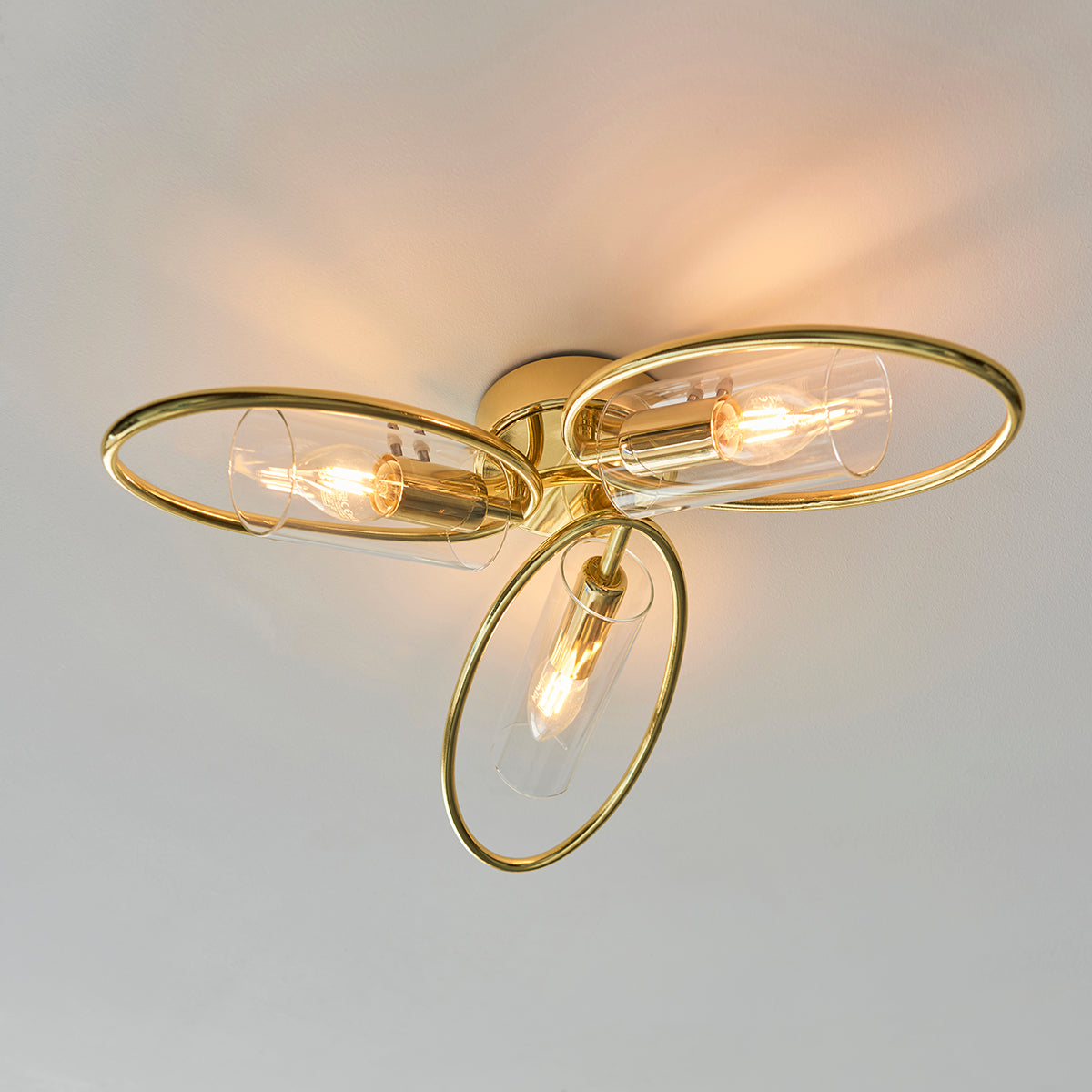 Polished brass plate