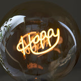 Amber lustre glass