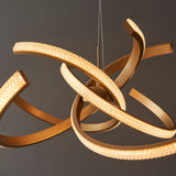Satin gold paint & clear acrylic