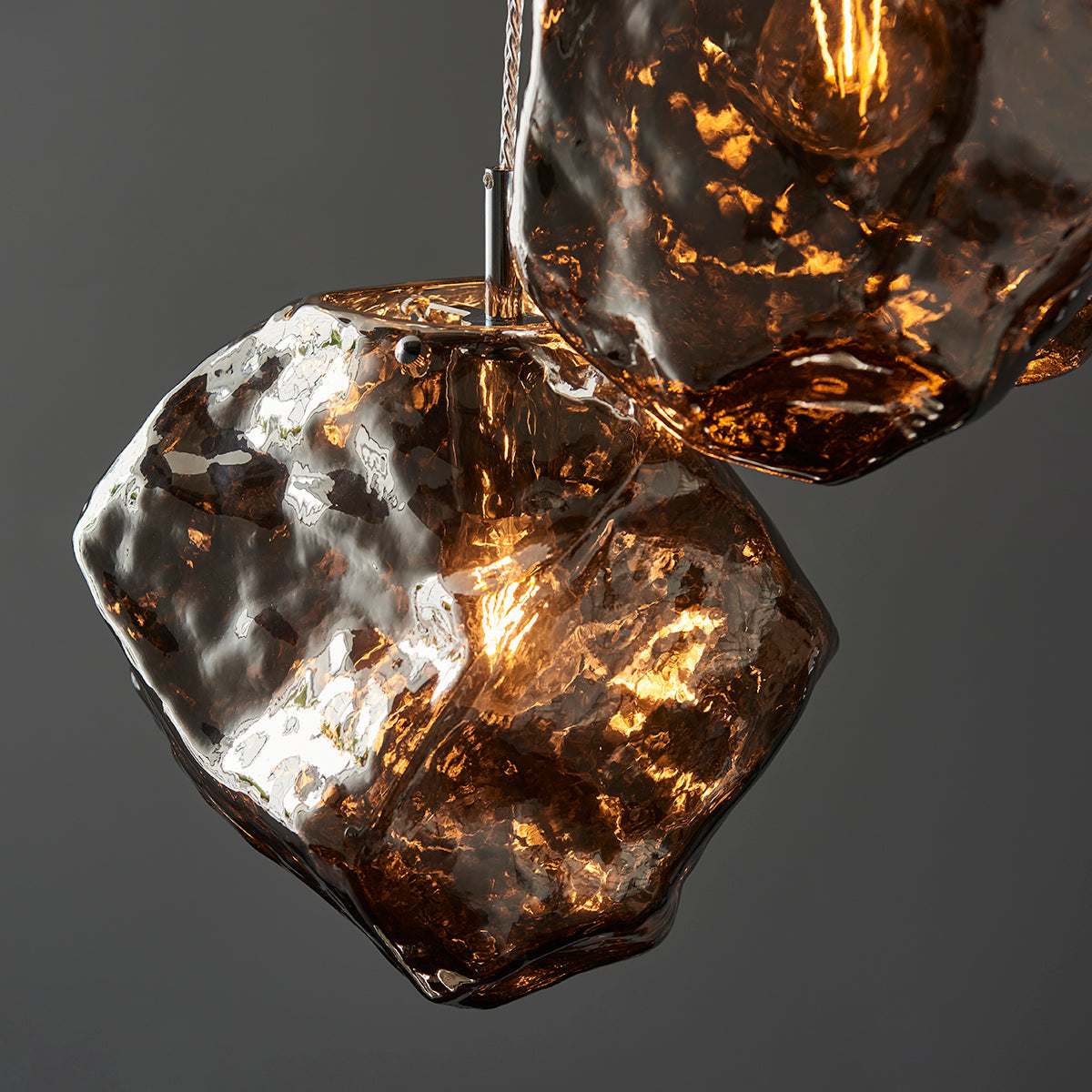 Chrome metallic glass & chrome plate