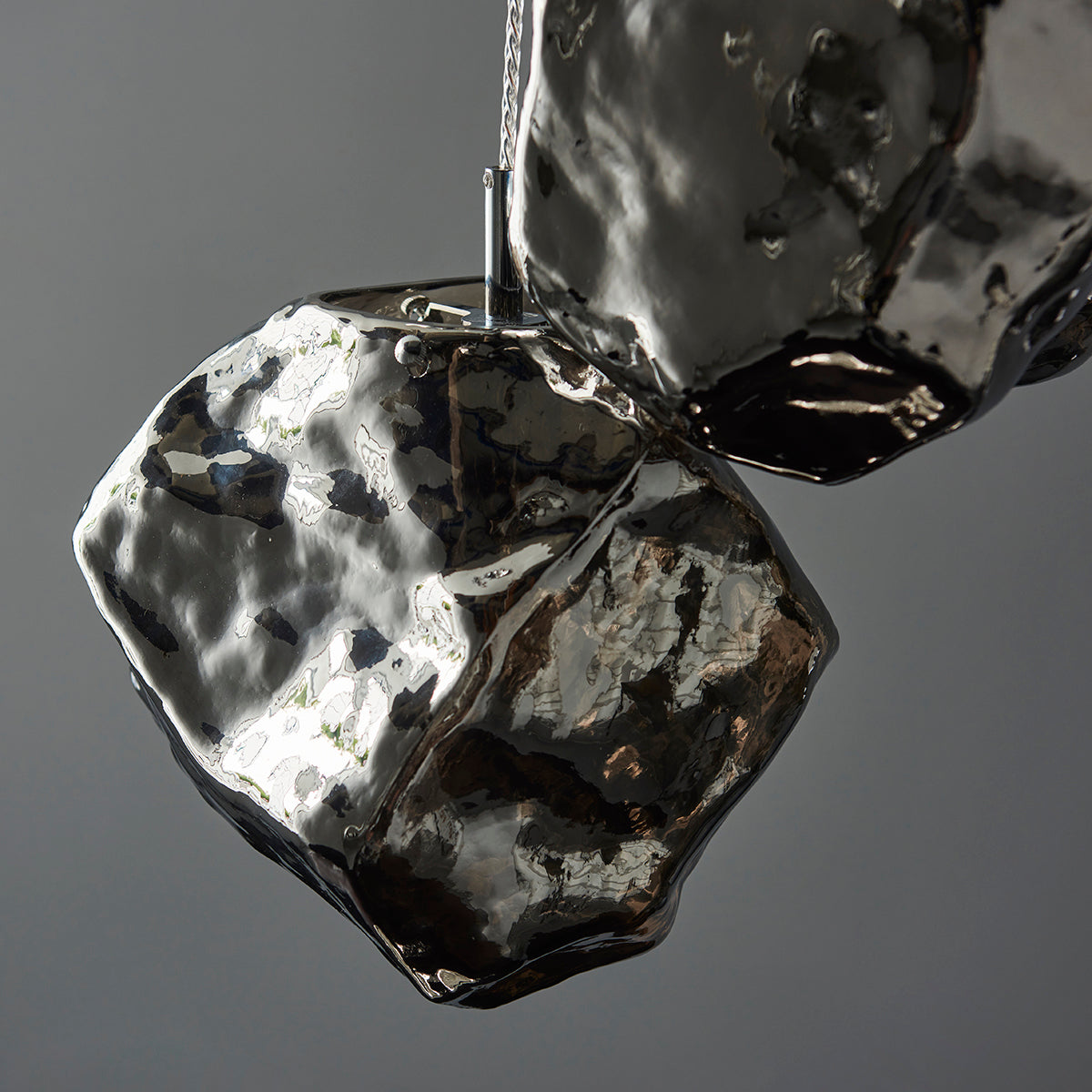 Chrome metallic glass & chrome plate