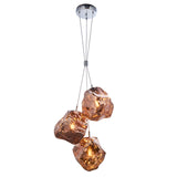 Copper metallic glass & chrome plate