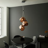Copper metallic glass & chrome plate