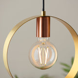 Brushed brass, nickel & copper plate