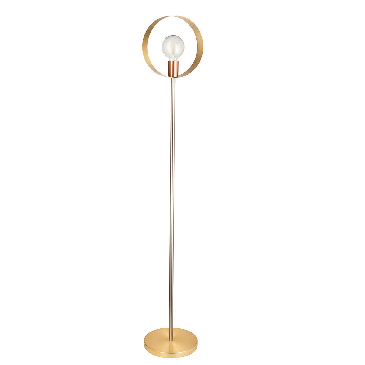 Brushed brass, nickel & copper plate