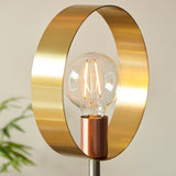 Brushed brass, nickel & copper plate