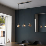 Bright nickel plate & mirrored glass