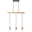 Matt black & natural wood