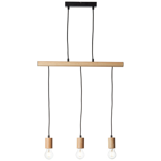 Matt black & natural wood
