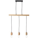Matt black & natural wood