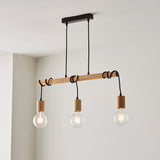 Matt black & natural wood