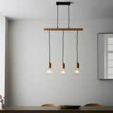 Matt black & natural wood