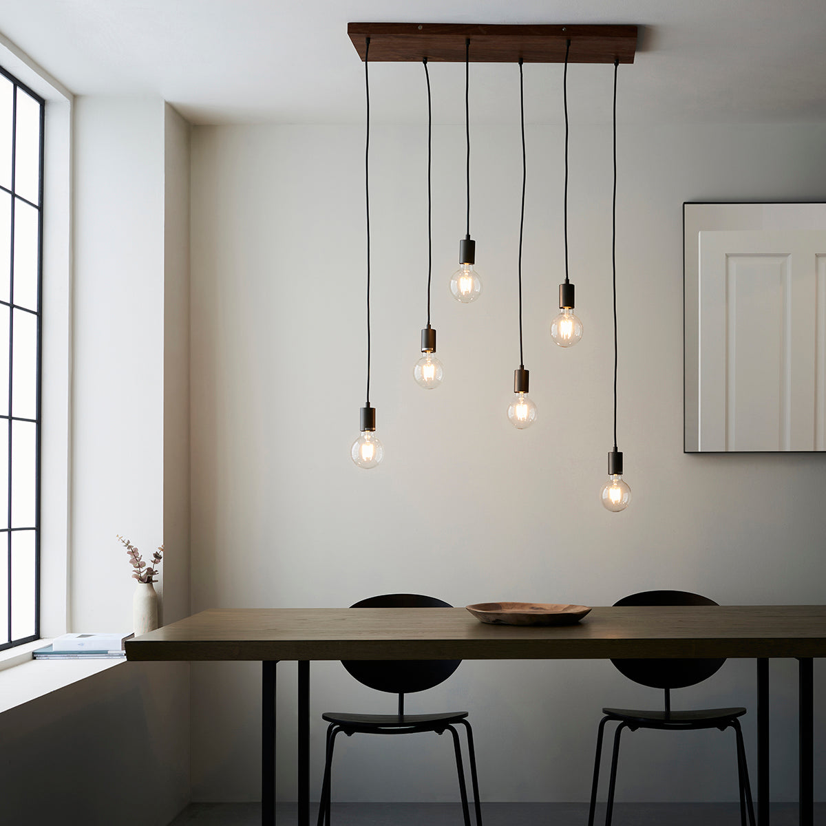 Oak stained plywood & anthracite