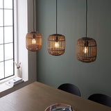 Natural bamboo, plywood & matt black paint