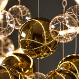 Gold effect plate with clear & gold glass