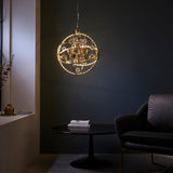 Gold effect plate with clear & gold glass