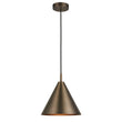 Brushed antique bronze plate