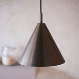 Brushed antique bronze plate
