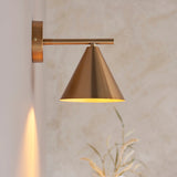 Warm antique brass plate