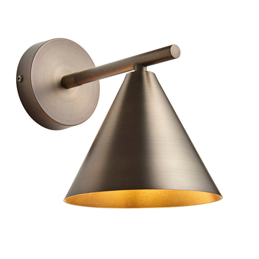Brushed antique bronze plate