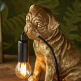 Vintage gold paint & matt black