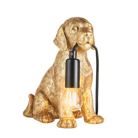 Vintage gold paint & matt black