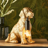 Vintage gold paint & matt black