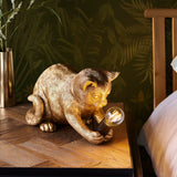 Vintage gold paint & matt black