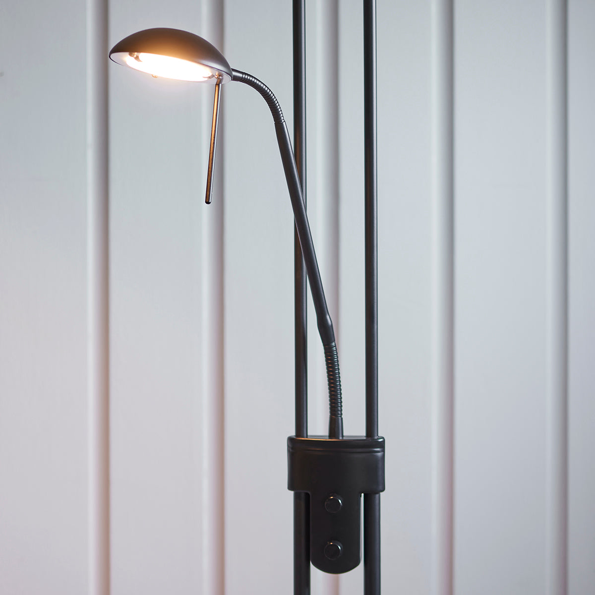 Matt black & opal glass