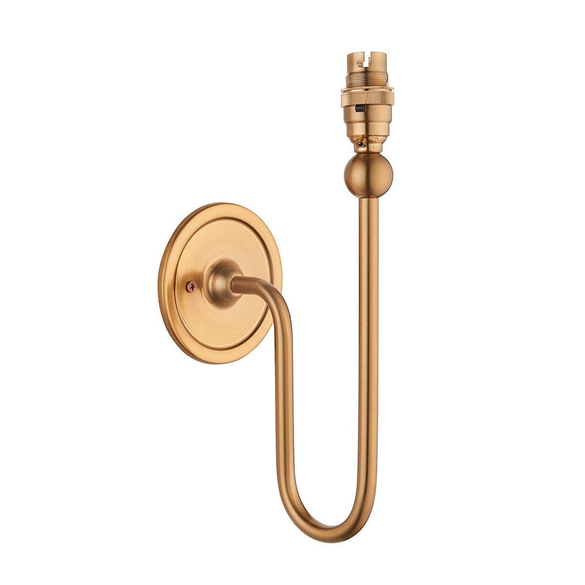 Brushed aged brass plate
