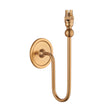 Brushed aged brass plate