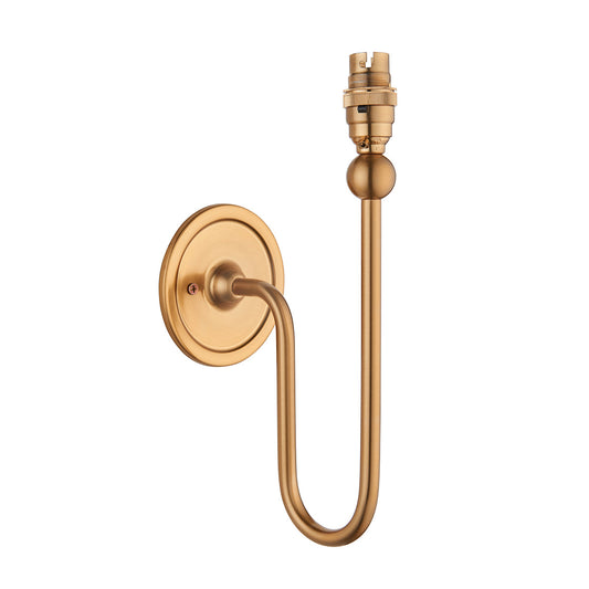 Brushed aged brass plate