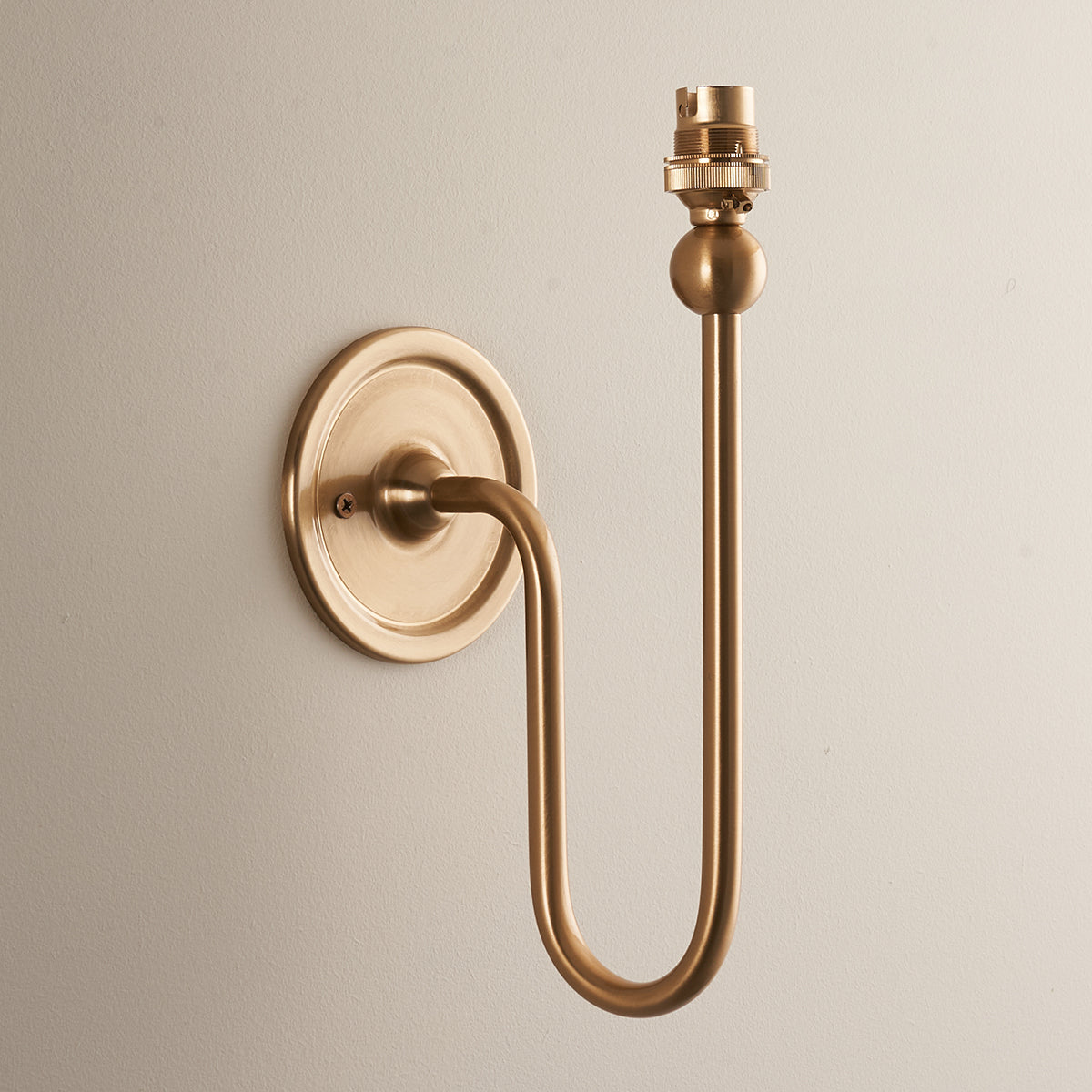 Brushed aged brass plate