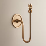 Brushed aged brass plate