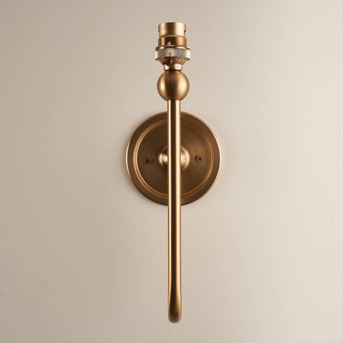 Brushed aged brass plate