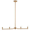 Brushed aged brass plate