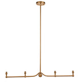 Brushed aged brass plate