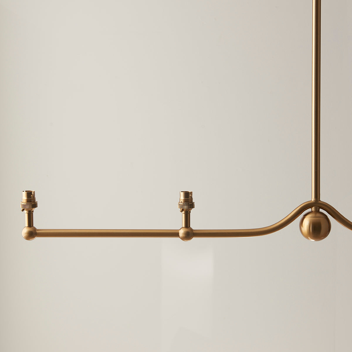 Brushed aged brass plate