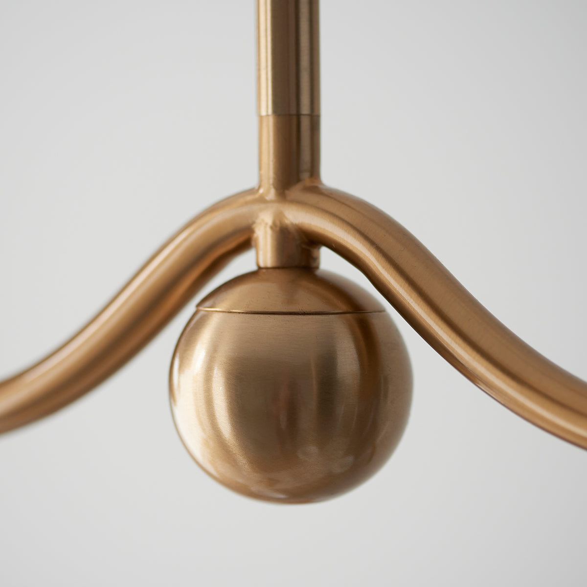 Brushed aged brass plate
