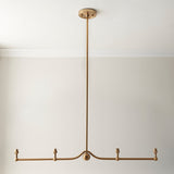Brushed aged brass plate