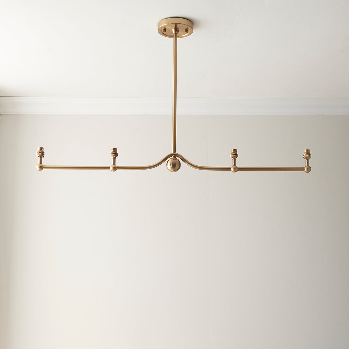 Brushed aged brass plate