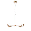 Brushed aged brass plate