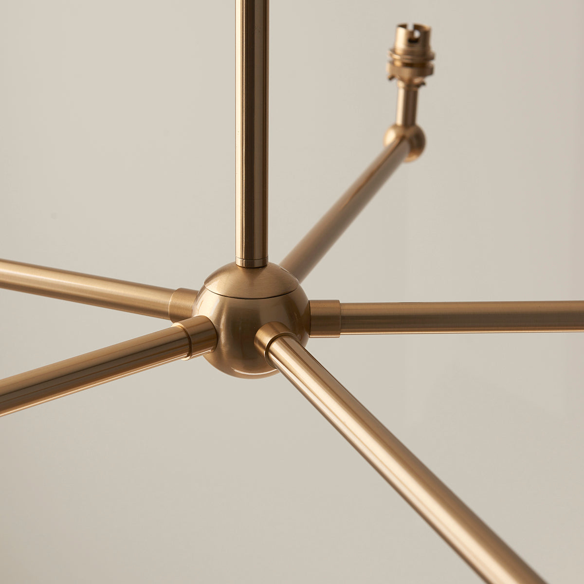 Brushed aged brass plate