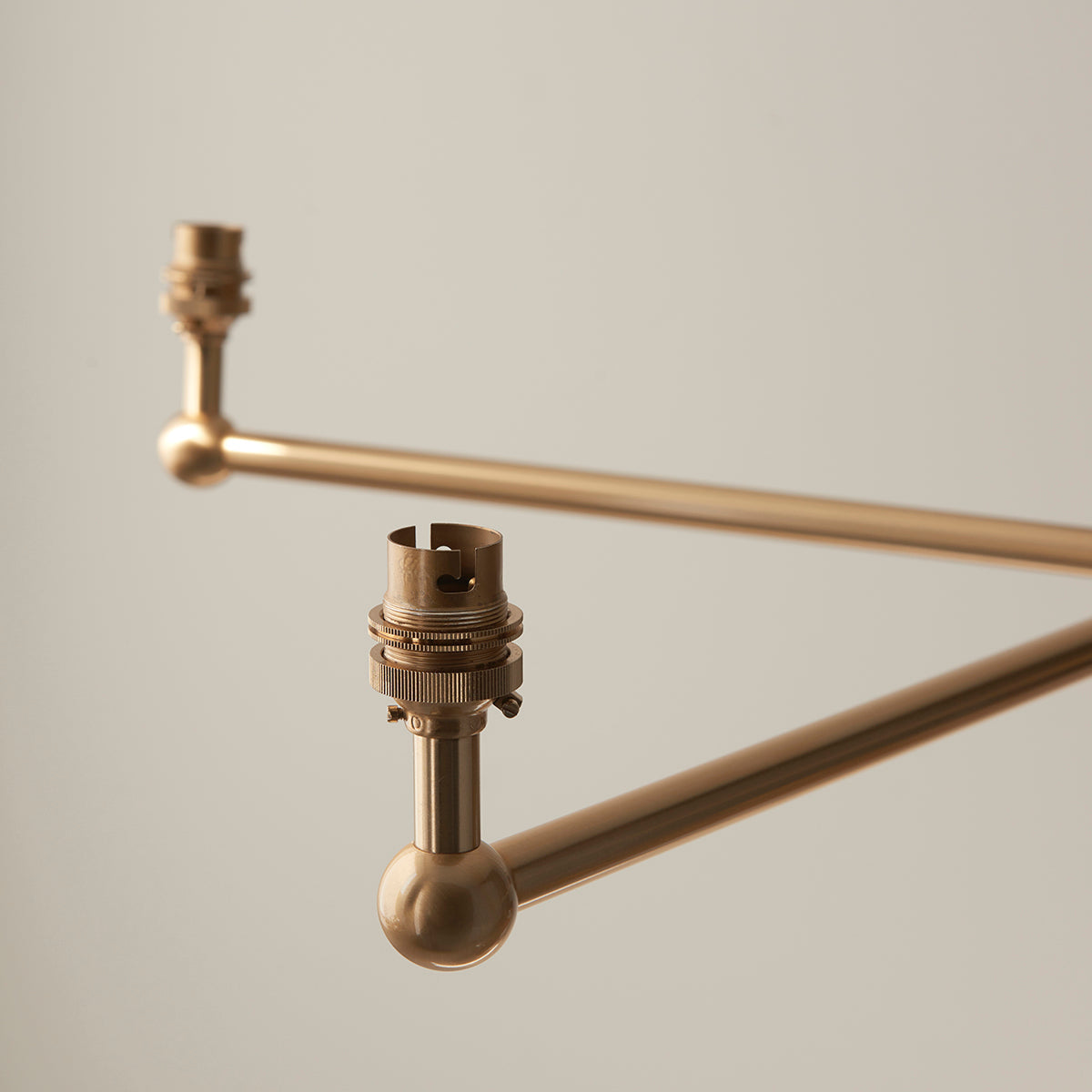 Brushed aged brass plate